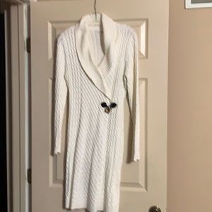 Large Calvin Klein white dress